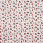 Popeline de Noël Cagatió Rouge - Ribes y Casals