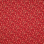 Popeline de Noël Etoilée Rouge - Ribes y Casals