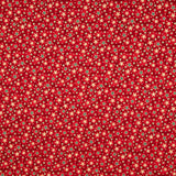 Popeline de Noël Etoilée Rouge - Ribes y Casals