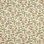 Popeline de Noël Florale Ecru - Ribes y Casals