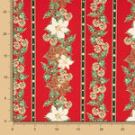 Popeline Guirlande De Noël Rouge - Ribes y Casals