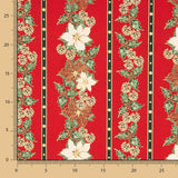 Popeline Guirlande De Noël Rouge - Ribes y Casals