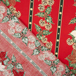 Popeline Guirlande De Noël Rouge - Ribes y Casals