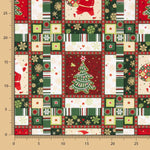 Popeline de Noël Mosaïque - Ribes y Casals