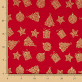 Popeline Cadeaux de Noël Rouge - Ribes y Casals