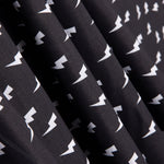 Popeline de Coton Eclair Noir - Ribes y Casals