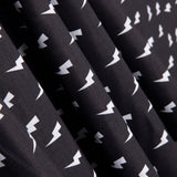 Popeline de Coton Eclair Noir - Ribes y Casals