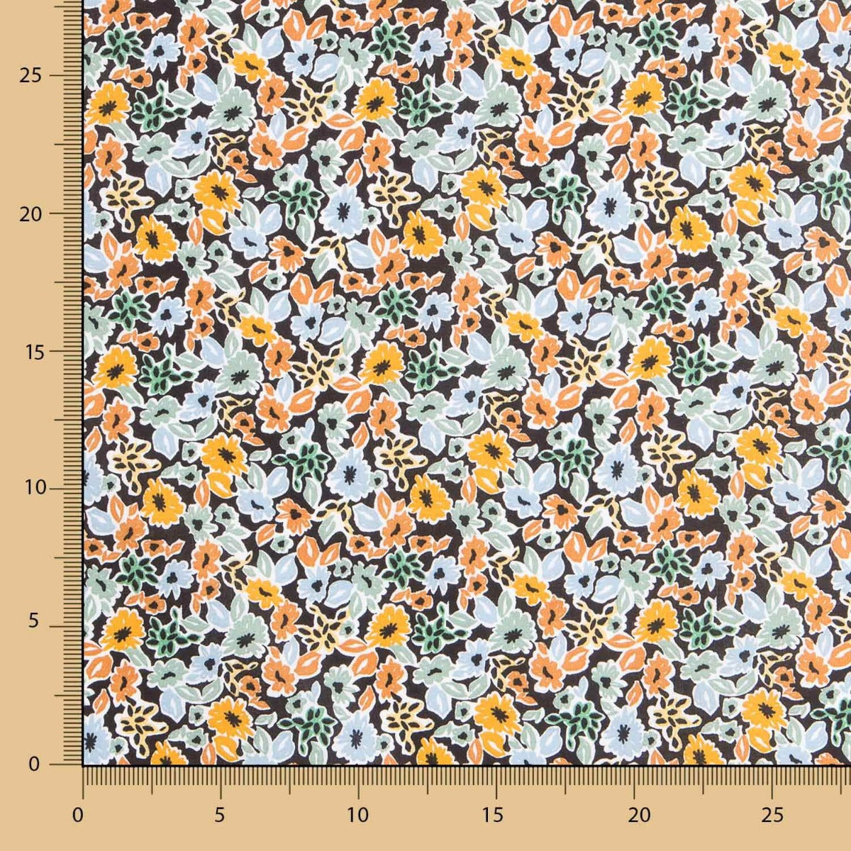 Oeko Tex Popeline Marnie Ocre - Ribes y Casals