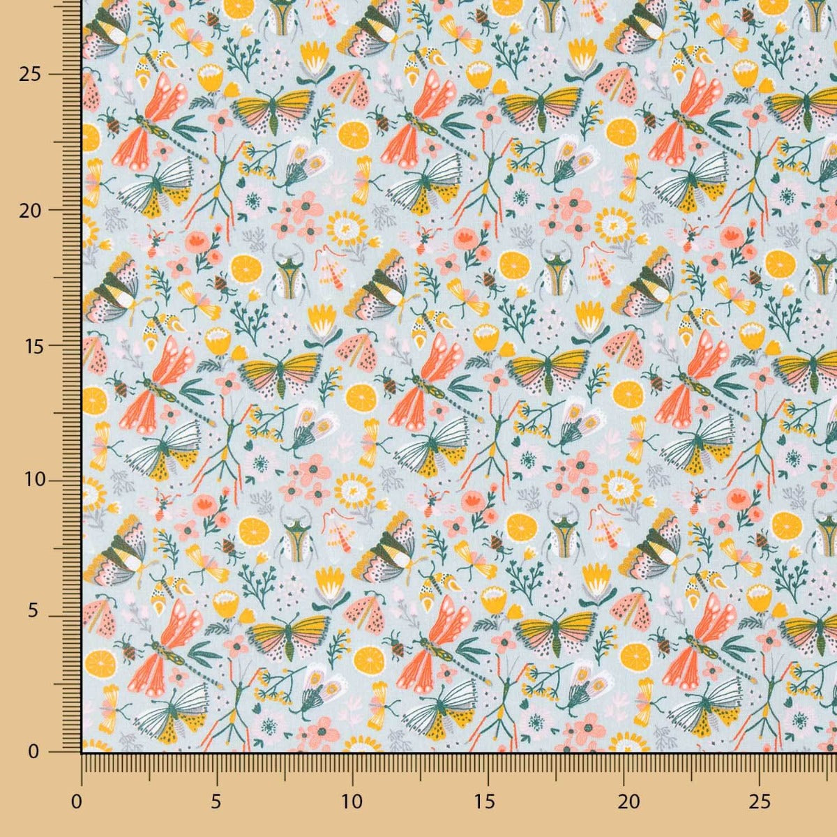 Oeko Tex Neverland Popeline Bleu - Ribes y Casals