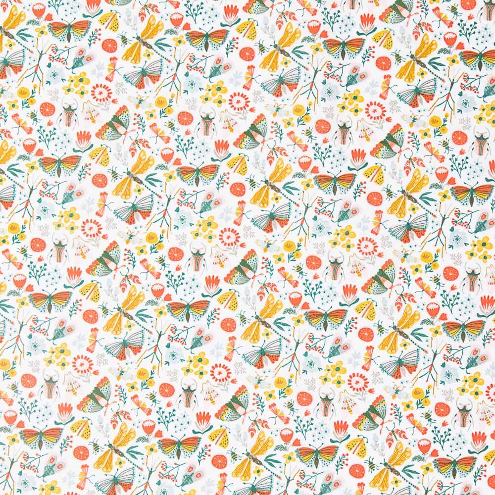 Oeko Tex Neverland Popeline Blanc - Ribes y Casals