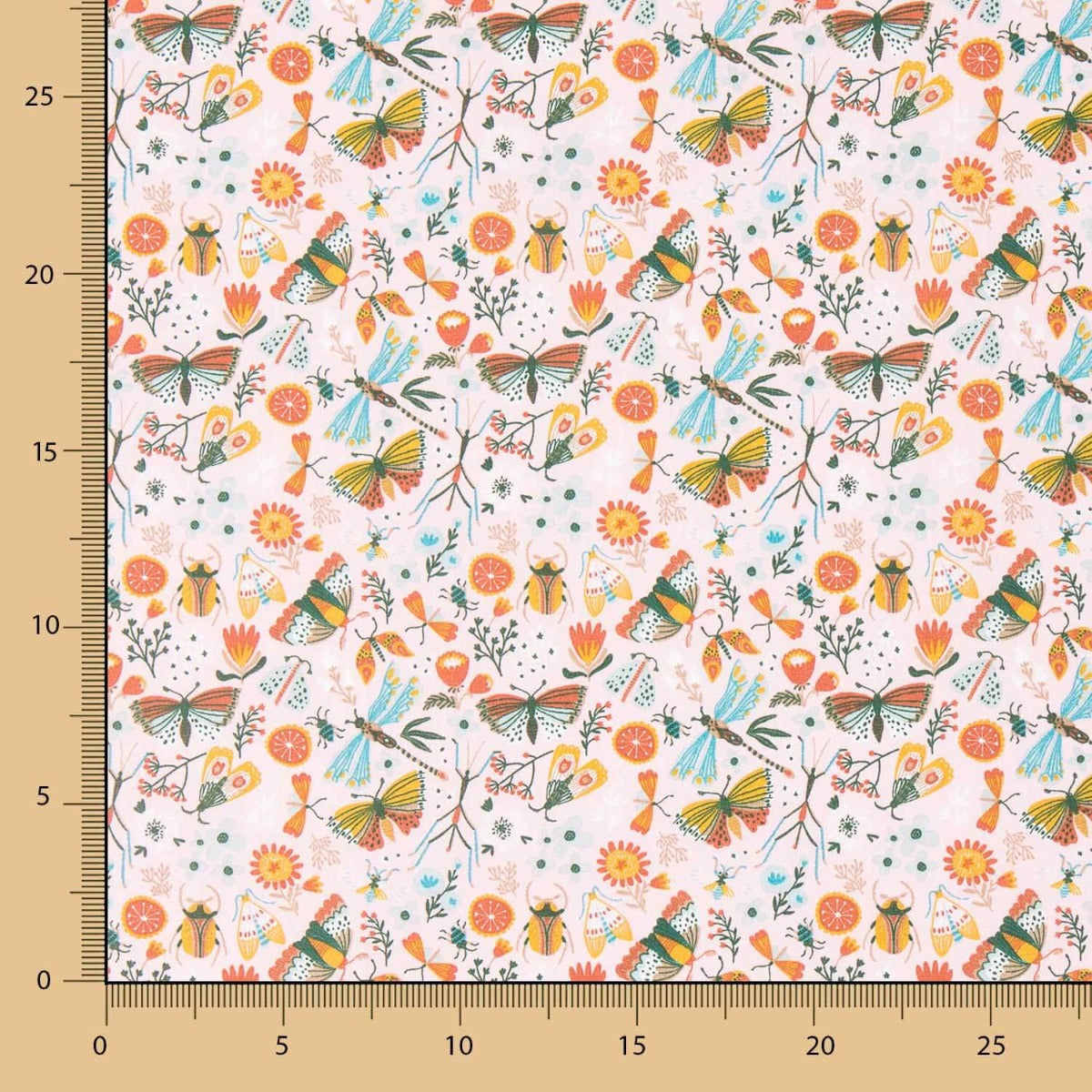 Popeline Oeko Tex Neverland Rose - Ribes y Casals