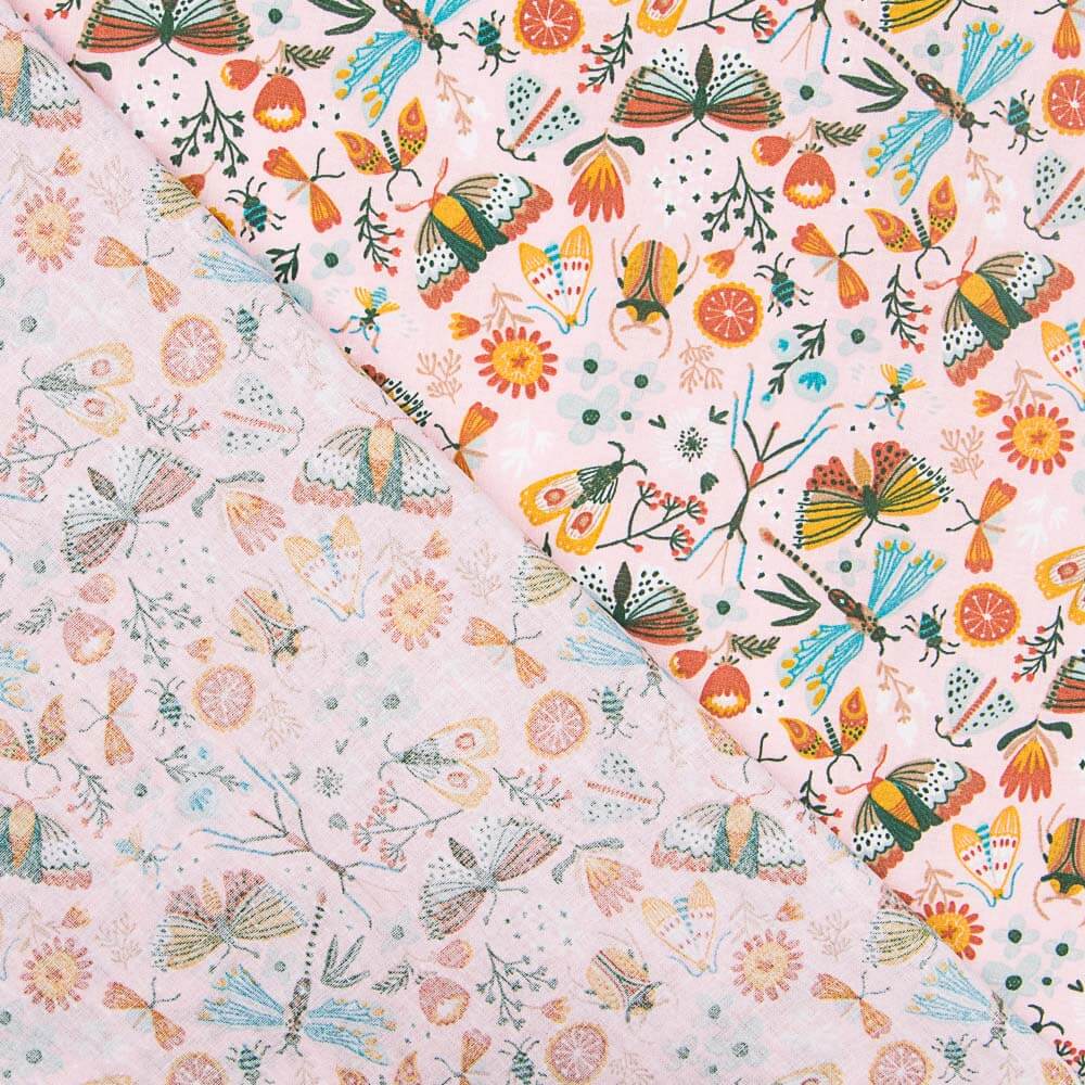 Popeline Oeko Tex Neverland Rose - Ribes y Casals