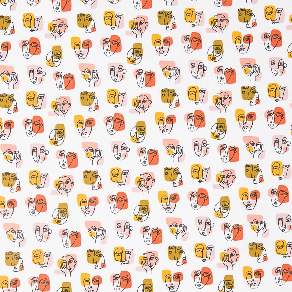 Oeko Tex Popeline Pablo Blanc - Ribes y Casals