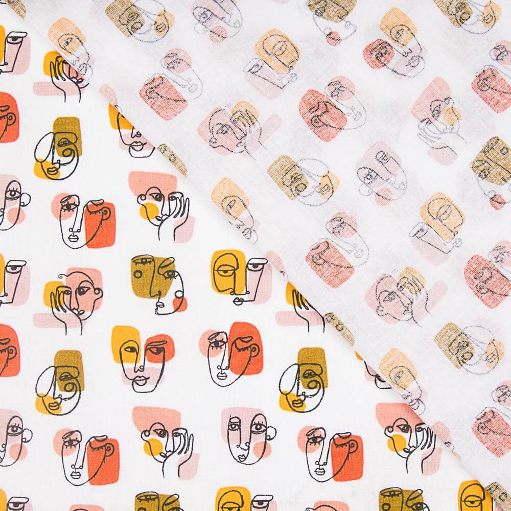 Oeko Tex Popeline Pablo Blanc - Ribes y Casals