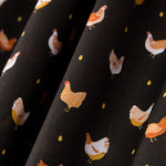 Oeko Tex Popeline Polly Noir - Ribes y Casals