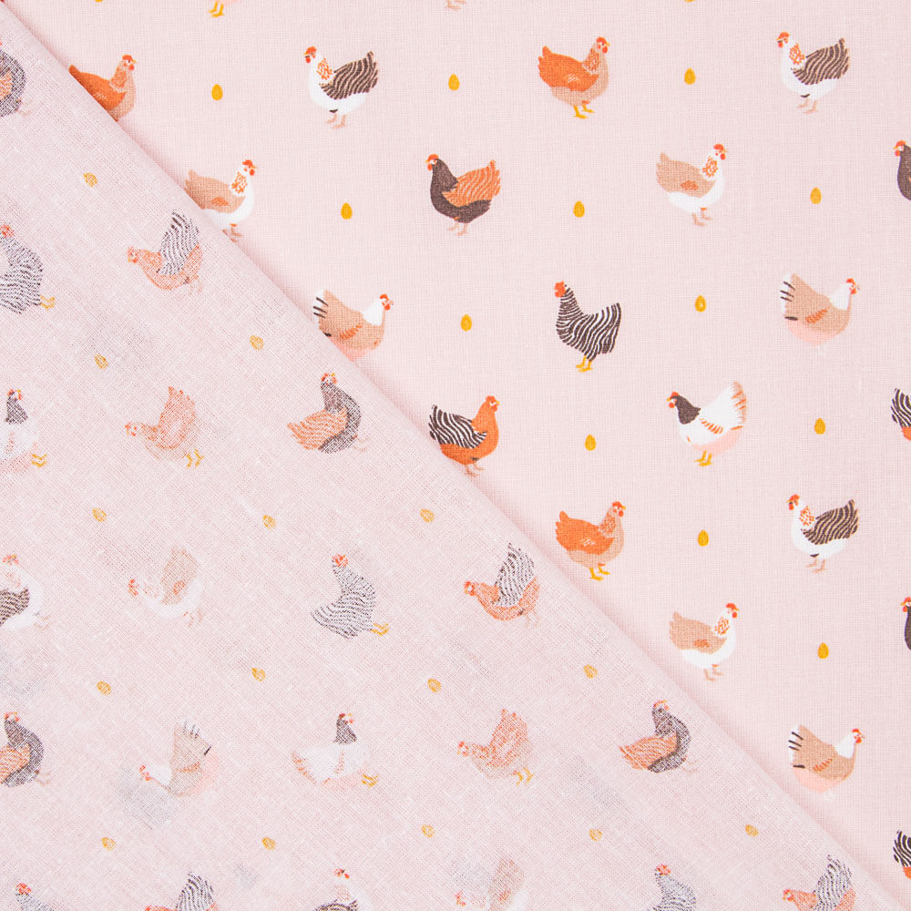 Oeko Tex Popeline Polly Rose - Ribes y Casals