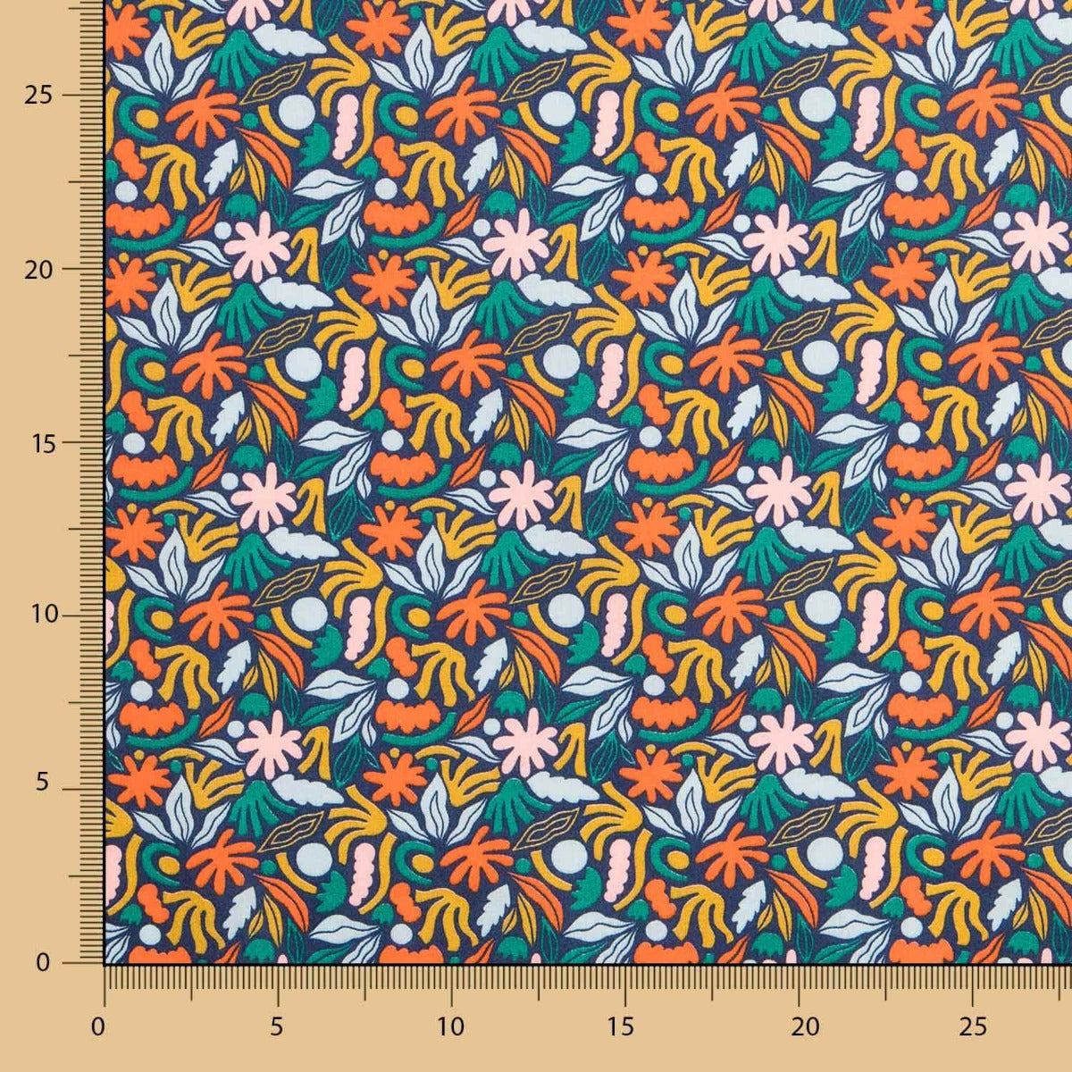 Oeko Tex Regard Popeline Noir - Ribes y Casals