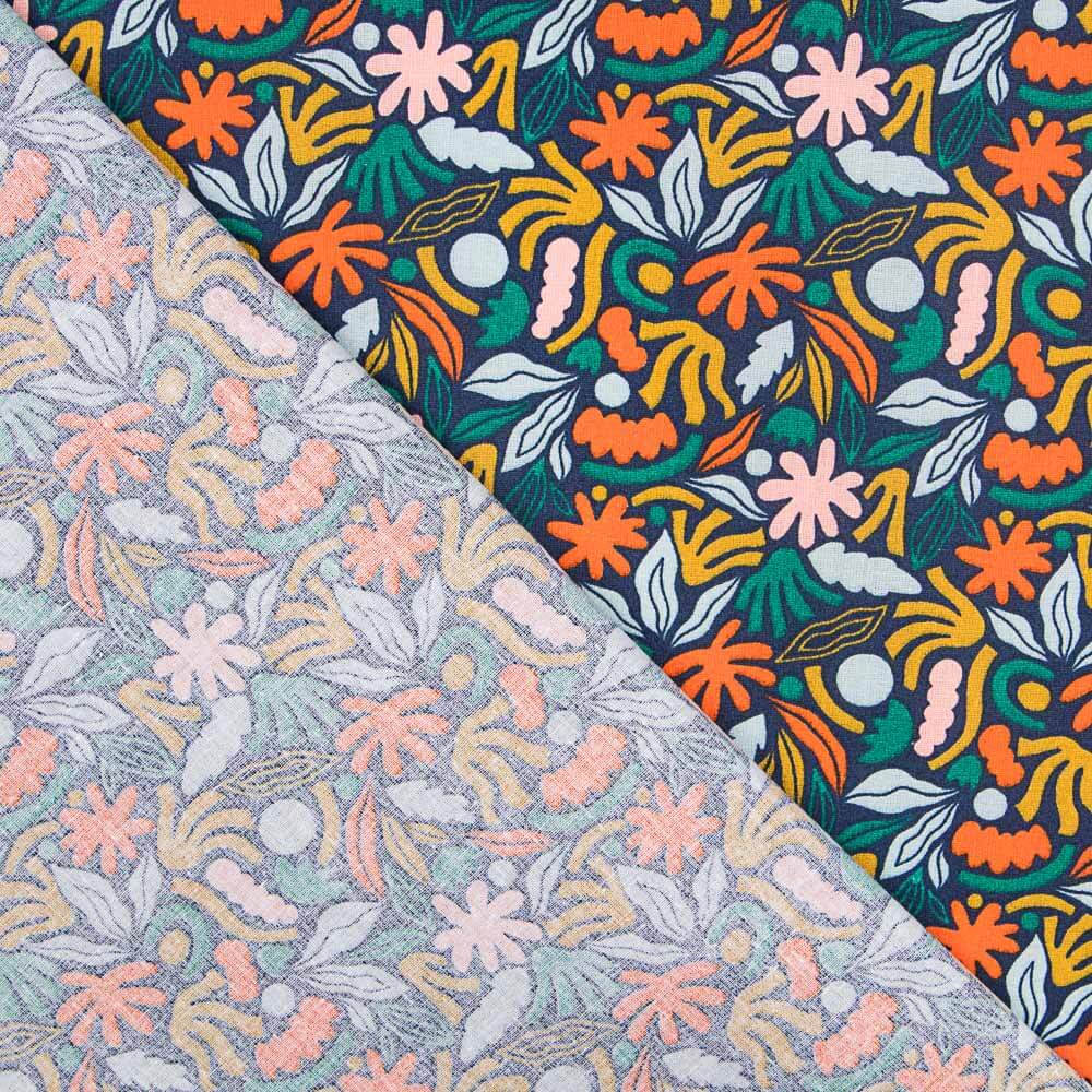 Oeko Tex Regard Popeline Noir - Ribes y Casals