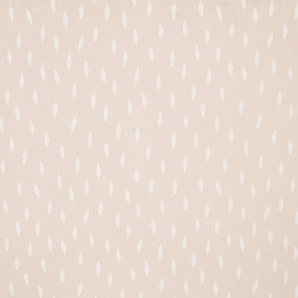 Popeline BIO Plumes Fond Beige - Ribes y Casals
