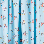 Popeline Patin Roulettes Bleu - Ribes y Casals