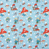 Popelín Cretona Los Pitufos - Ribes y Casals