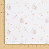 Popeline Souris Rose Oeko-Tex® - Ribes y Casals