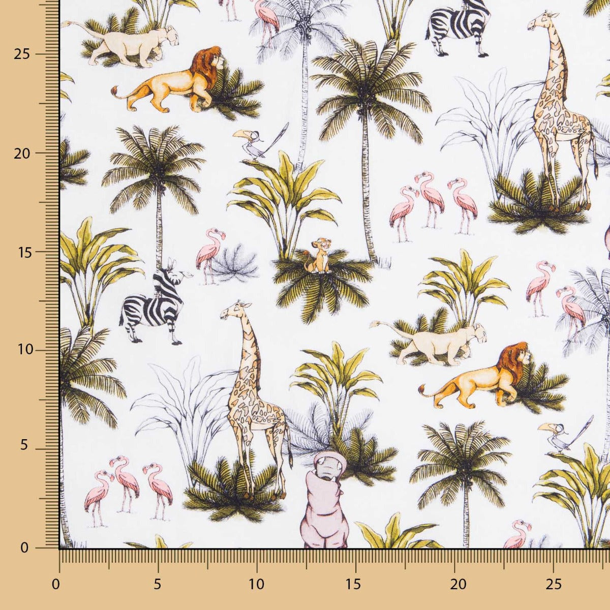 Popeline Roi Lion Jungle - Ribes y Casals