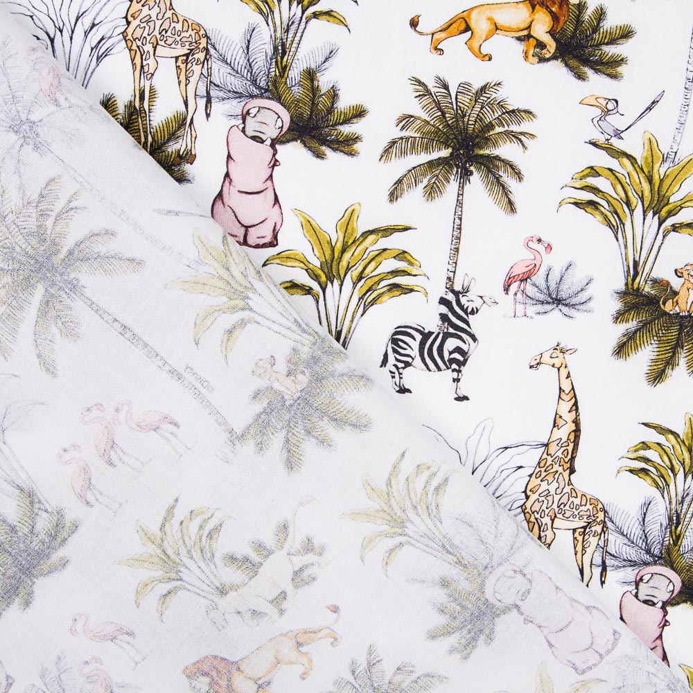 Popeline Roi Lion Jungle - Ribes y Casals