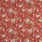 Popeline de coton « Roses rouges passion » - Ribes y Casals