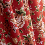Popeline de coton « Roses rouges passion » - Ribes y Casals
