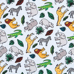 Popeline Safari Bleu Celeste - Ribes y Casals