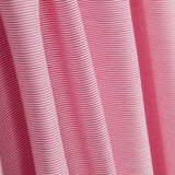 Popeline Spandex Coton Rayures Rose - Ribes y Casals
