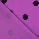Spandex Poplin Black Pois 30mm - Ribes y Casals