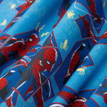 Popeline Spiderman bleue - Ribes y Casals