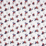 Popeline Spiderman blanche - Ribes y Casals