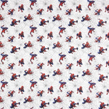 Popeline Spiderman blanche - Ribes y Casals
