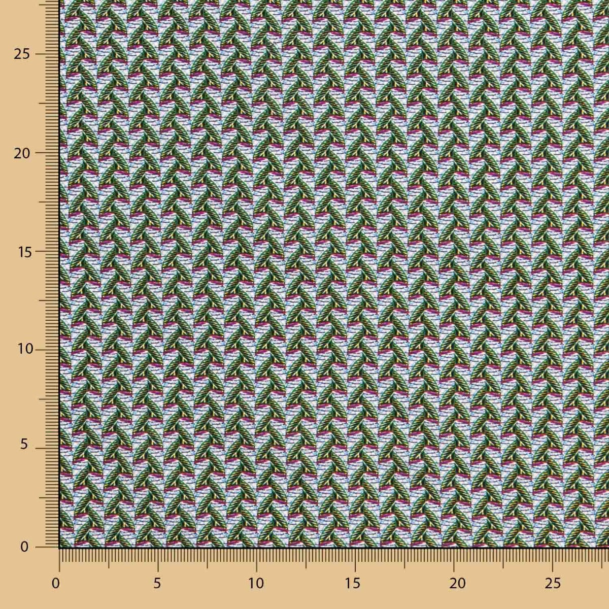 Popeline Viscose Wax Vert - Ribes y Casals