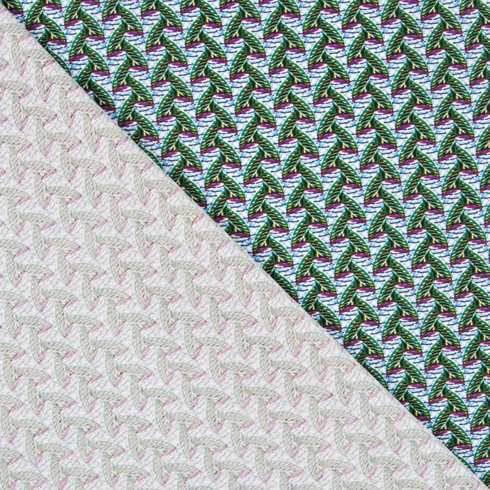 Popeline Viscose Wax Vert - Ribes y Casals