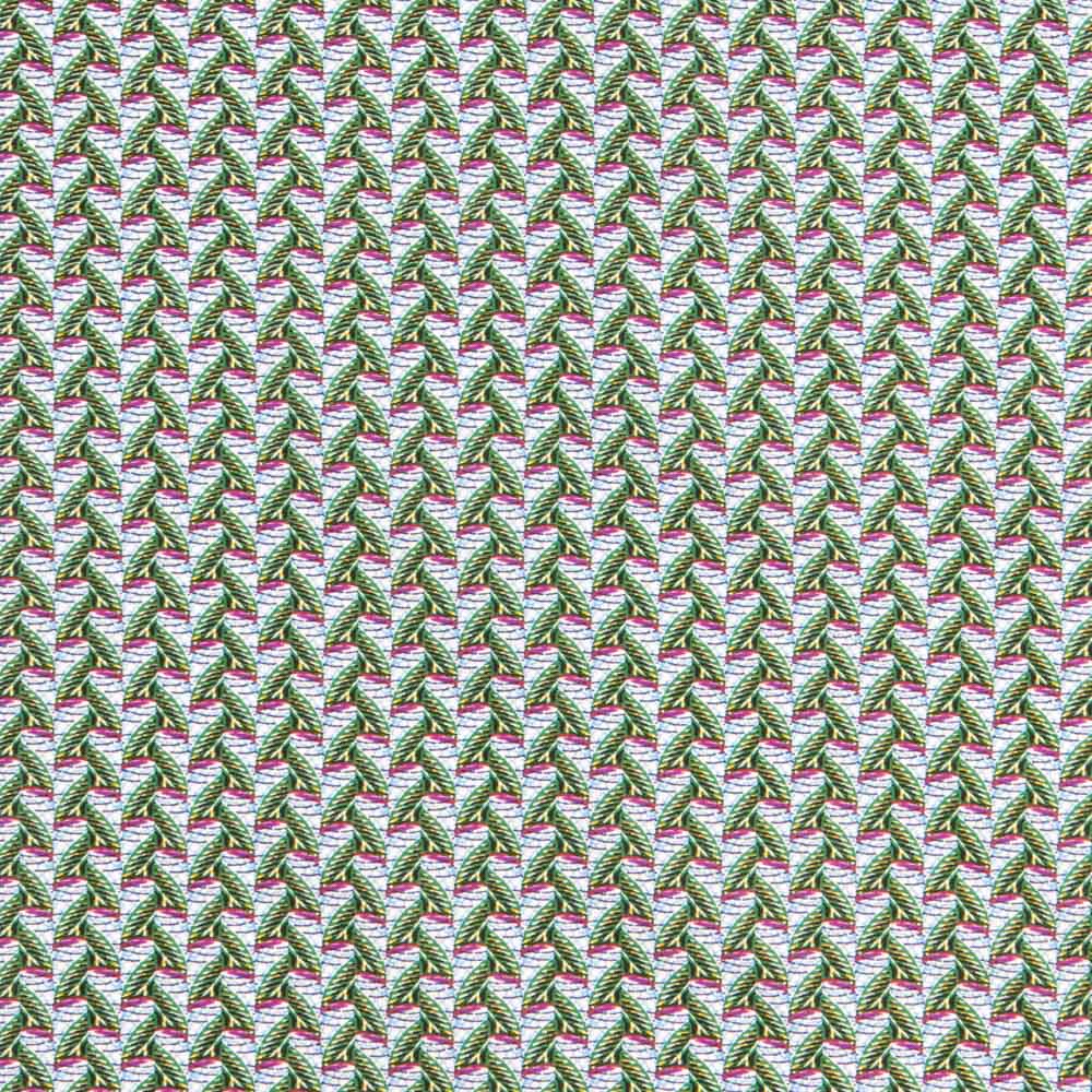 Popeline Viscose Wax Vert - Ribes y Casals