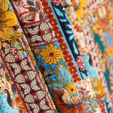 Popeline Viscose Batik Rose - Ribes y Casals