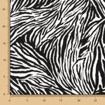 Popeline Viscose Vison Zébré - Ribes y Casals