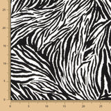 Popeline Viscose Vison Zébré - Ribes y Casals