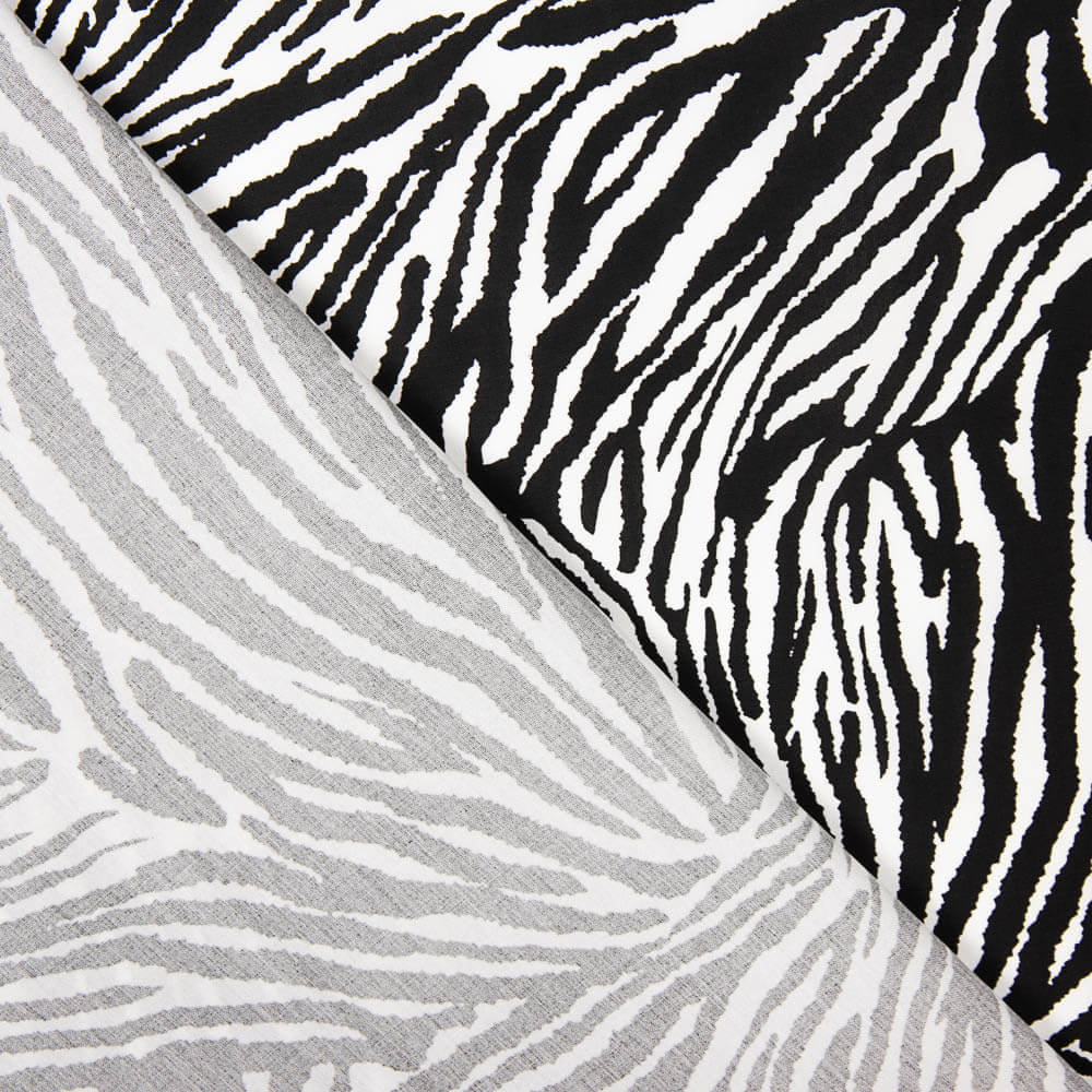 Popeline Viscose Vison Zébré - Ribes y Casals