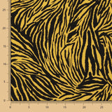 Popeline Viscose Zèbre Ocre - Ribes y Casals