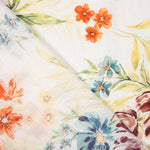 Popeline Florale Blanche - Ribes y Casals