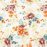 Popeline Florale Blanche - Ribes y Casals