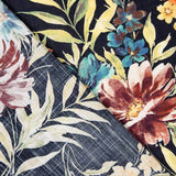 Popeline Florale Marine - Ribes y Casals