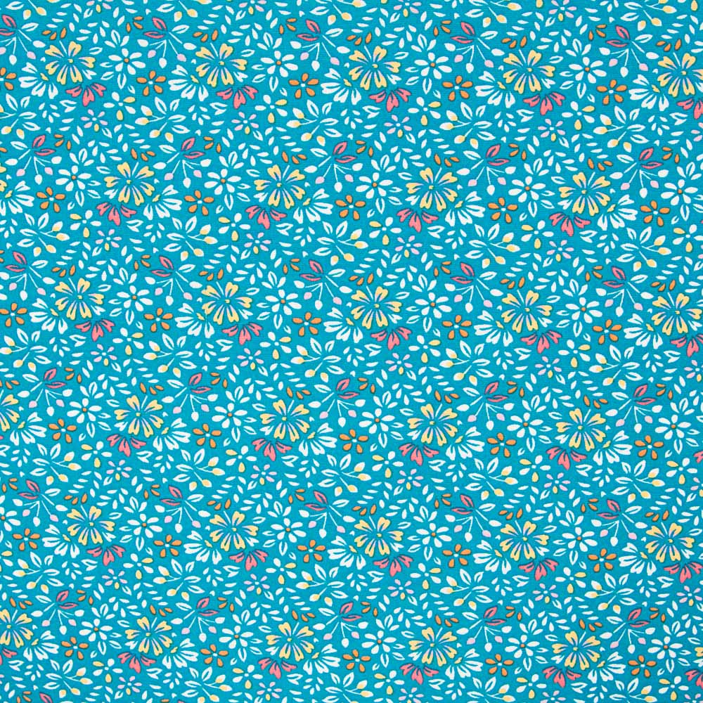 Popeline Viscose Irene Turquoise - Ribes y Casals