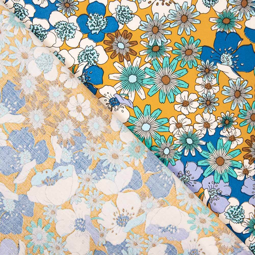 Popeline Viscose Joplin Jaune - Ribes y Casals