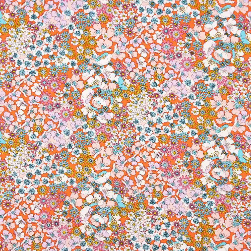 Popeline Viscose Joplin Corail - Ribes y Casals